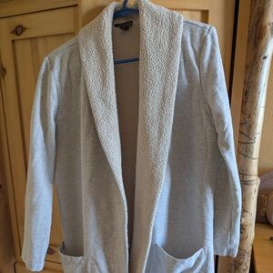 Eddie Bauer Light Gray Teddy Jacket